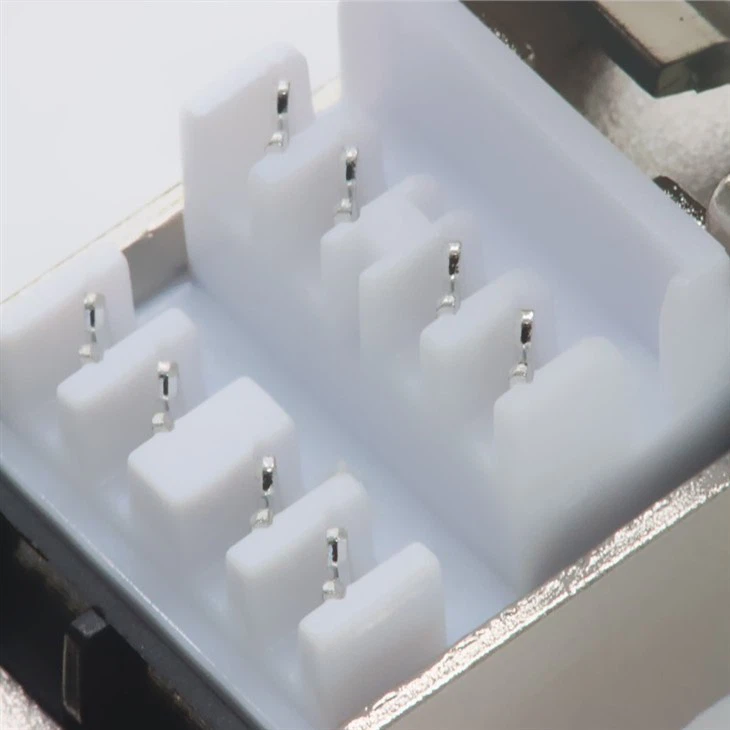 Reusable CAT6A SFTP Toolless 8P8C RJ45 Plug Connector