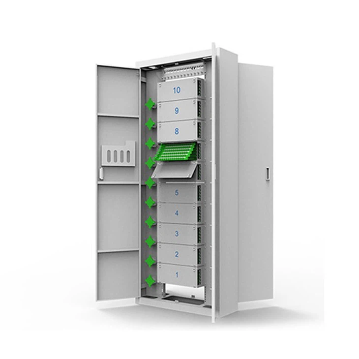 Double-opening 42U Cable Management Cabinet For ODF