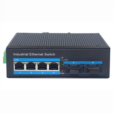4-Порт 10/100Base-TX плюс 2-порт 100Base-FX Industrial Ethernet Switch