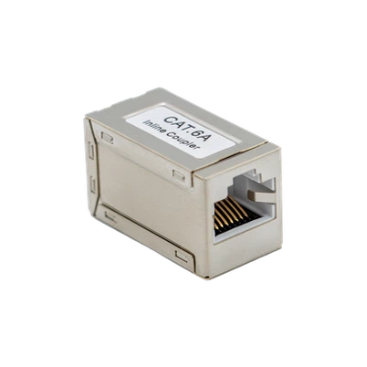 Экранированный Cat6a RJ45 встроенный муфт женский камень Keystone Jack