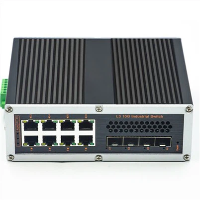 3 слоя 4*100Басе ФС к переключателю локальных сетей 8*10Басе ТС СФП промышленному