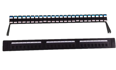 24- порт UTP Toolless Cat5e светодиодная сетевая патч -панель