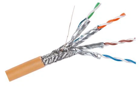 The structured of SF/UTP Cat7 Cable The structured of SF/UTP Cat7 Cable