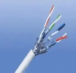 The physical structure of the Cat 7 twisted-pair cable-1 The physical structure of the Cat 7 twisted-pair cable-1