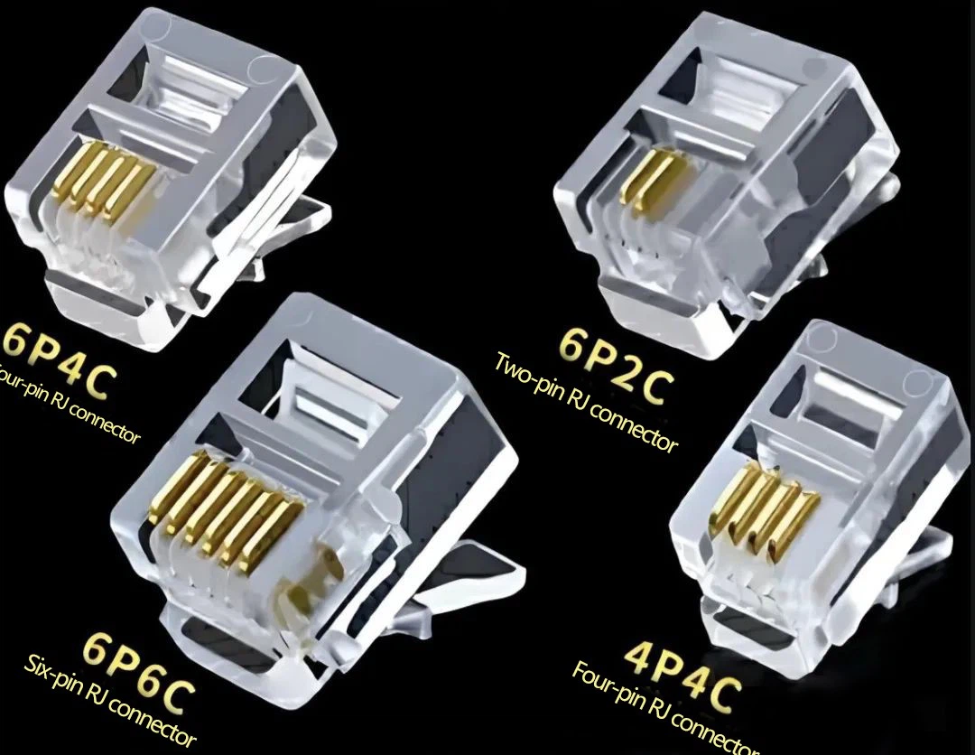 RJ9/RJ11/RJ12 6P4C 6P2C 6P6C 4P4C telephone plug RJ9/RJ11/RJ12 6P4C 6P2C 6P6C 4P4C telephone plug