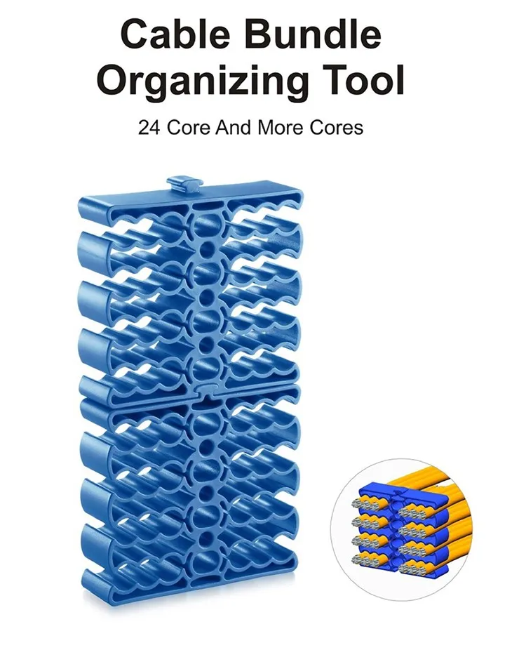 24/48 Core Network Cable Organizer Bundling Tool Cable Comb Separator,Cable Management Tool, Data Center Cable Organization Tool