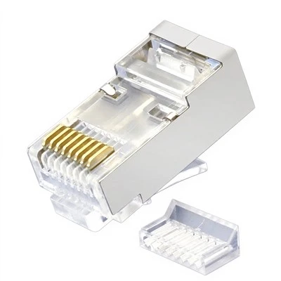 Набор из 2 предметов, экранированная вилка RJ45 Cat6