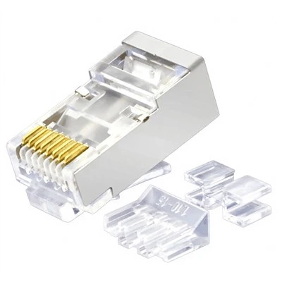 Cat6A Экранированная модульная вилка