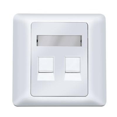 2- порт лицевой панели на стены пластин