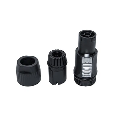 Заблокируемый трехъядерный разъем кабеля женского питания